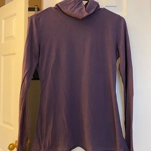 Purple Ann Taylor Loft Turtleneck